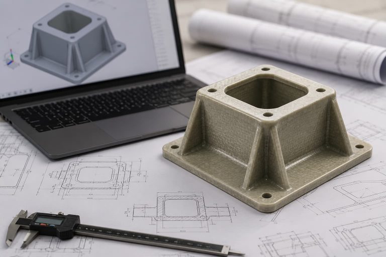 Проєктування деталей зі склопластику: вимоги до креслень і 3D-моделей